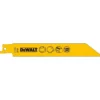 Lame de scies sabres -récipro bi-métal pour la coupe du métal - L 152 mm - lot de 5 pièces - Dewalt | DT2385