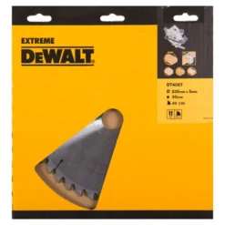 Lame pour scies circulaires portatives Extreme - 235 x 30 mm - 40 dents - Dewalt | DT4067