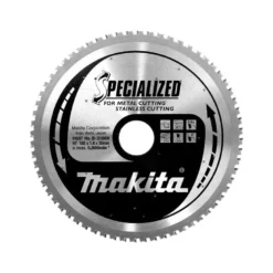 Lames carbures Specialized Inox et Métal, pour scies circulaires à métaux Ø 185mm, Alésage 30mm, dents 64 Makita | B-33984