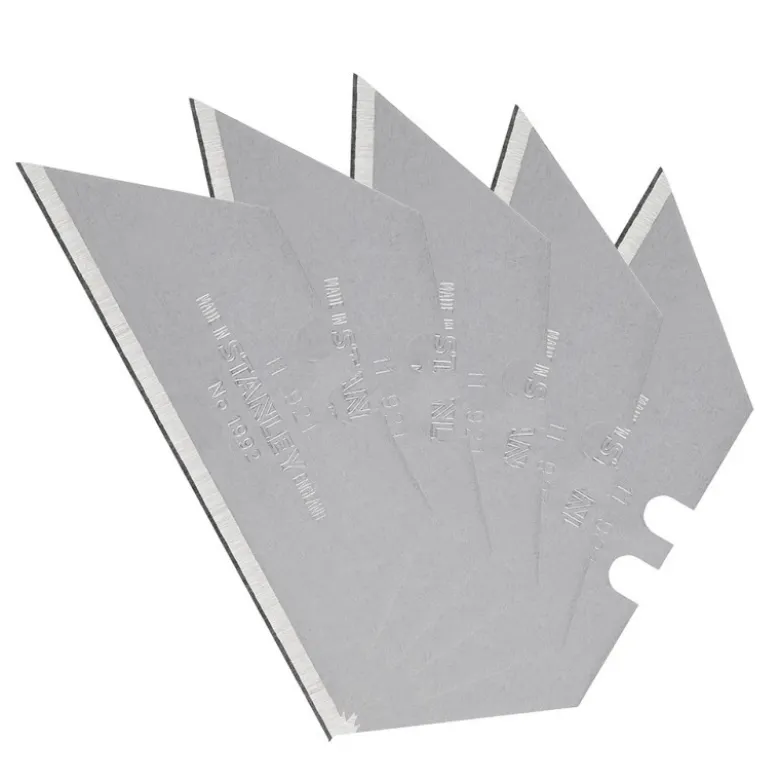 LAMES DE CUTTER, COUTEAUX 1992 AVEC TROU - 10 DISTRIBUTEURS 10 LAMES STANLEY 6-11-916