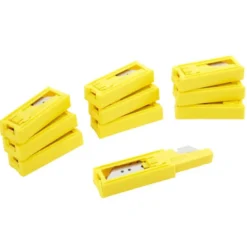 LAMES DE CUTTER, COUTEAUX 1992 AVEC TROU - 10 DISTRIBUTEURS 10 LAMES STANLEY 6-11-916