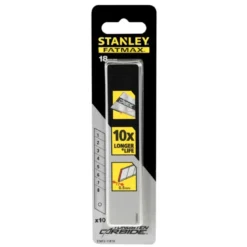 Lames de cutter Fatmax 18 mm au carbure de Tungstene - carte 50 lames - STANLEY | STHT8-11818