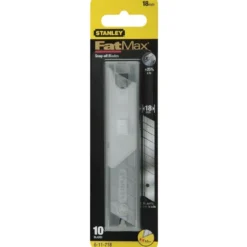 LAMES DE CUTTERS 18MM - ETUI 50 LAMES - STANLEY FATMAX 3-11-718