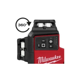 Laser vert 3 lignes 360° avec alignement automatique 12V, 4Ah - Milwaukee | 4933499002