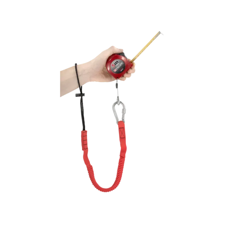 Longe 1,2 m Attache poignet et mousqueton 80mm en inox à vis (SLS) Facom | LAN-WRT1.2