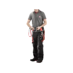 Longe 1,2 m Attache poignet et mousqueton 80mm en inox à vis (SLS) Facom | LAN-WRT1.2