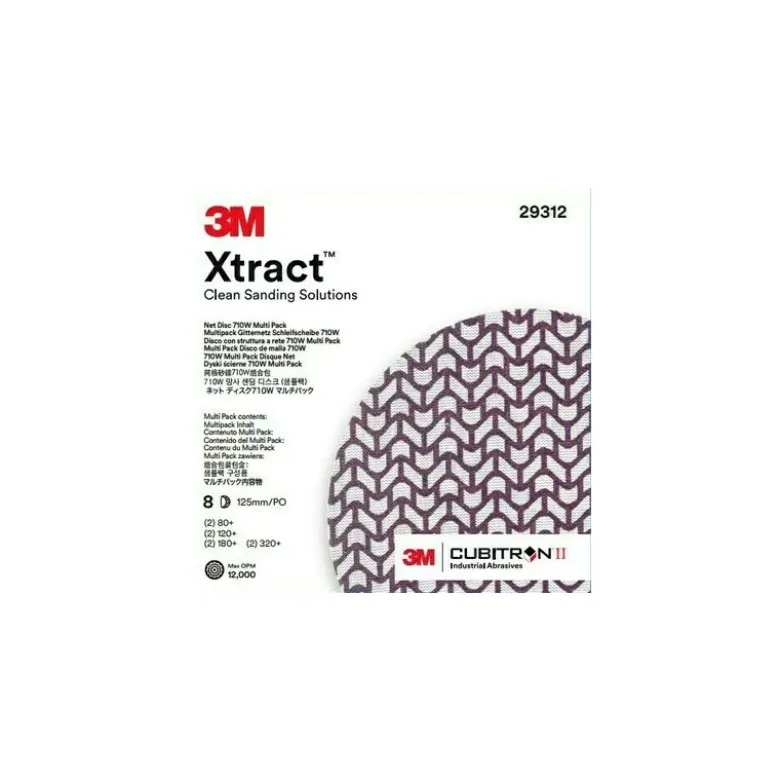 Lot de 8 disques maille xtract™ cubitron™ ii 710w, 29475, 150 mm x nh 3M | 7100254484