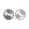 Lot de 2 lames carbure bois standard, Ø 185 mm, pour scies circulaires