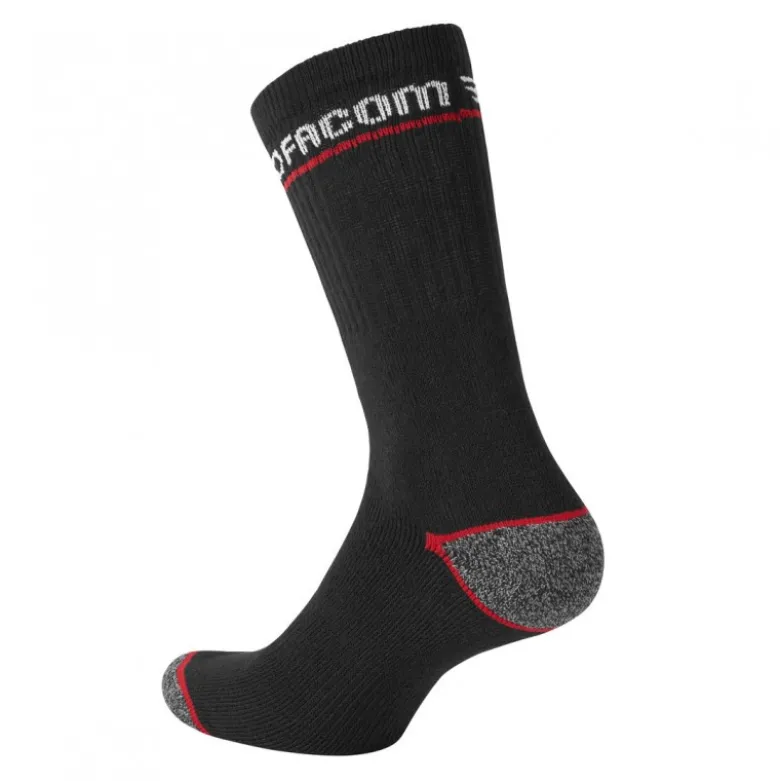 Lot de 3 paires de chaussettes de travail longues - FACOM | FX/1/CHS/X3/RED