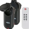 Lot de 2 prises télécommandées avec télécommande RC CE1 0201 IP44 - Brennenstuhl | 1507031