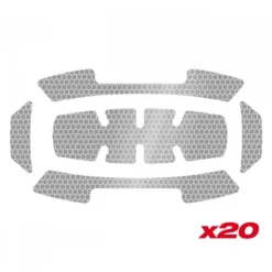 Lot de 20 STICKERS réflechissants - argent - Milwaukee | 4932500168