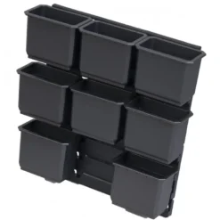 Lot d'inserts pour boite de transport SCM, 9 pièces KS Tools | 850.0376