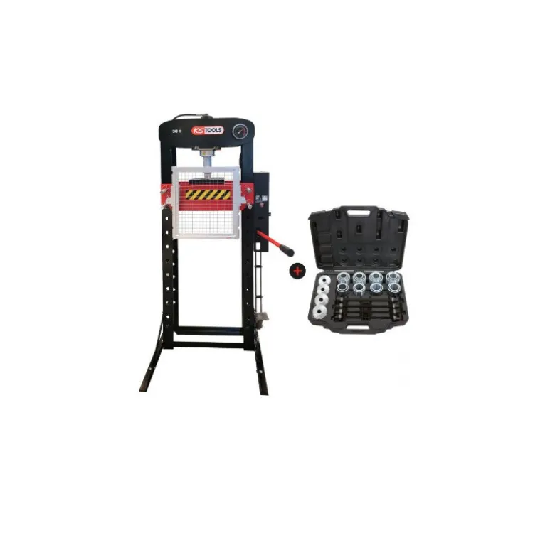 LOT D'UNE PRESSE 30 T ET D'UN COFFRET POUR LE (DE)MONTAGE DES ROULEMENTS KSTOOLS | 160.0114-A1