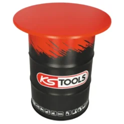 Lot d'une table et 4 tabourets hauts esprit fût KSTools | 100140-A1