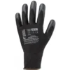 Lot 5 paires EUROLITE 13P110 polyester noir J13 paume enduite PU noir - COVERGUARD | 1PUBB5P