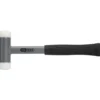Maillet à embouts plastiques anti rebonds, manche acier, L, 305 mm, Ø 45 mm - KS Tools | 140.5274