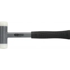 Maillet à embouts plastiques anti rebonds, manche acier, L, 305 mm, Ø 45 mm - KS Tools | 140.5274