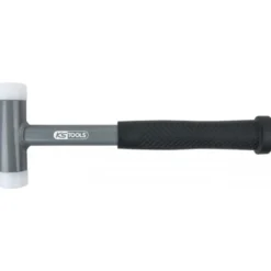 Maillet à embouts plastiques anti rebonds, manche acier, L, 305 mm, Ø 45 mm - KS Tools | 140.5274