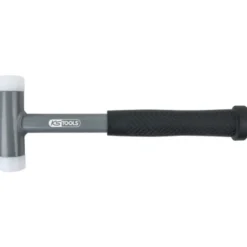 Maillet à embouts plastiques anti rebonds, manche acier, L, 295 mm, Ø 35 mm KS Tools | 140.5272