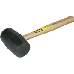 MAILLET MANCHE BOIS TETE CAOUTCHOUC Ø71MM Stanley 1-51-104