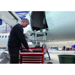 Mallettes rigides à usage intensif avec roulettes 53 L - Bahco | 4750RCHDW02RED