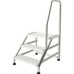 Marchepieds aluminium + kit 1 rampe 4 marches Tubesca-Comabi | 02379854