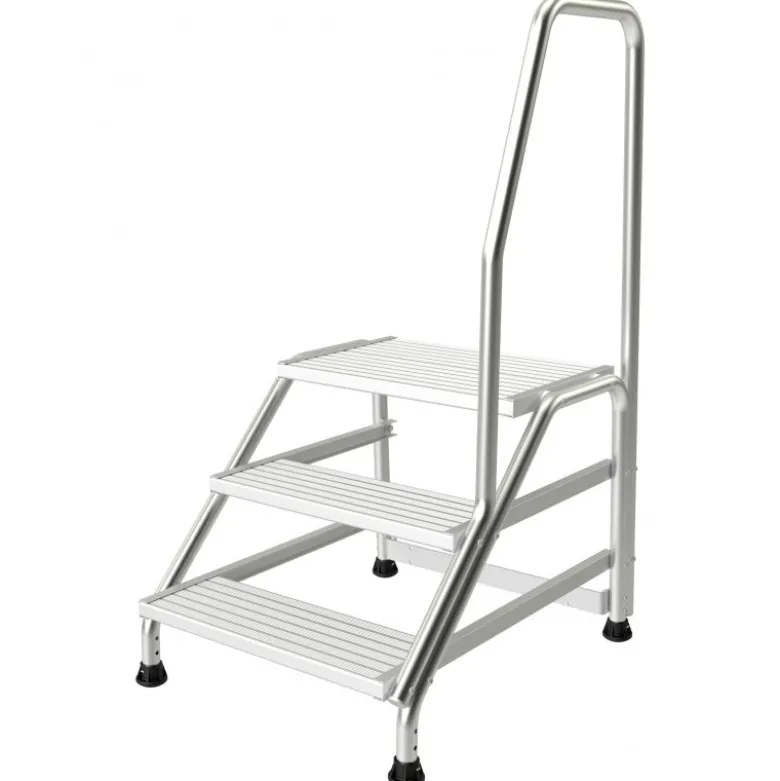 Marchepieds aluminium + kit 1 rampe 4 marches Tubesca-Comabi | 02379854