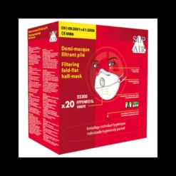 Masques pliables FFP3 - soupape d'expiration - boîte de 20 - SUP AIR | 23305