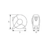 Mesure bi-matière 8m x 25mm SAM | UB-825N