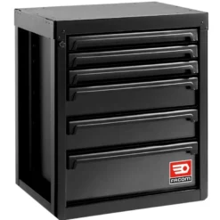 Meuble bas 6 Tiroirs noir - RWS2 - FACOM | RWS2-MBS6TBS
