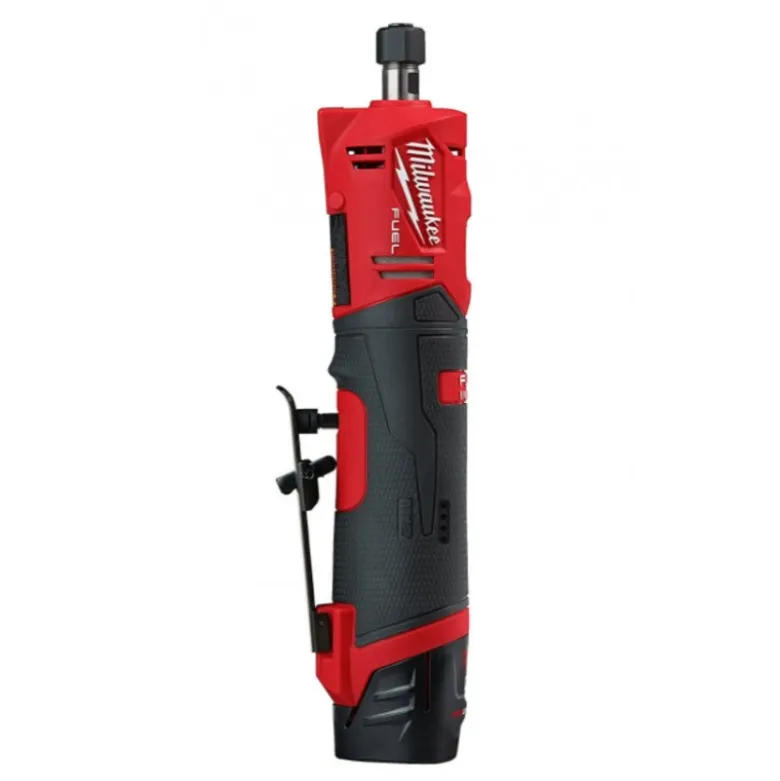 Meuleuse droite FUEL 12 volt, 4Ah et 2Ah, 1 batterie 2Ah et 1 batterie 4Ah FDGS-422B - Milwaukee | 4933471436