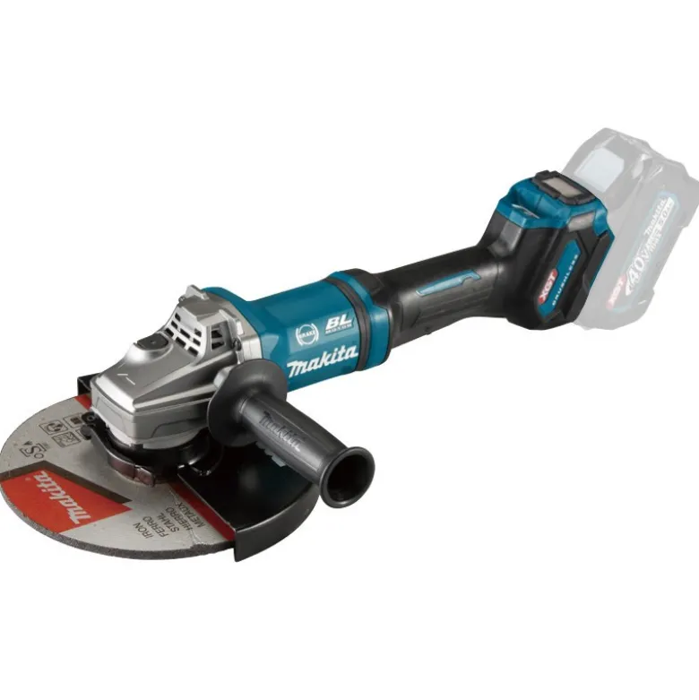 Meuleuse 230mm 40v + aws + coffret plastique - Makita | GA038GZ01