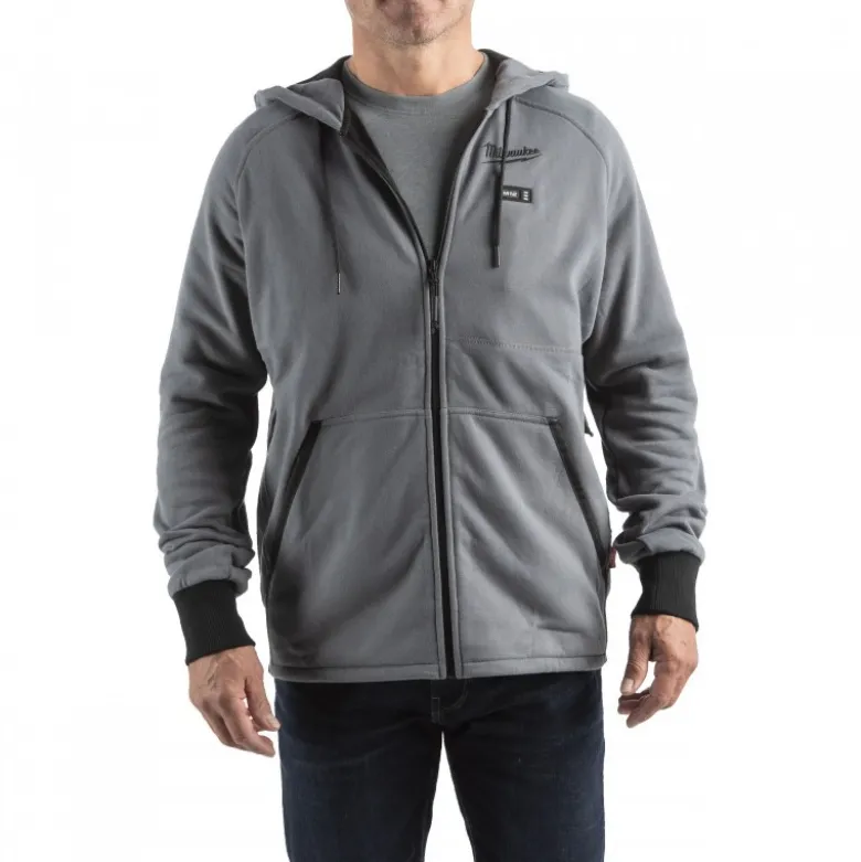 M12 HHGREY4-0 SWEAT À CAPUCHE GRIS CHAUFFANT MILWAUKEE | 4932480066