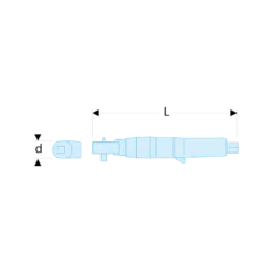 Mini cliquet pneumatique Facom carré 3/8" Facom | VR.J254