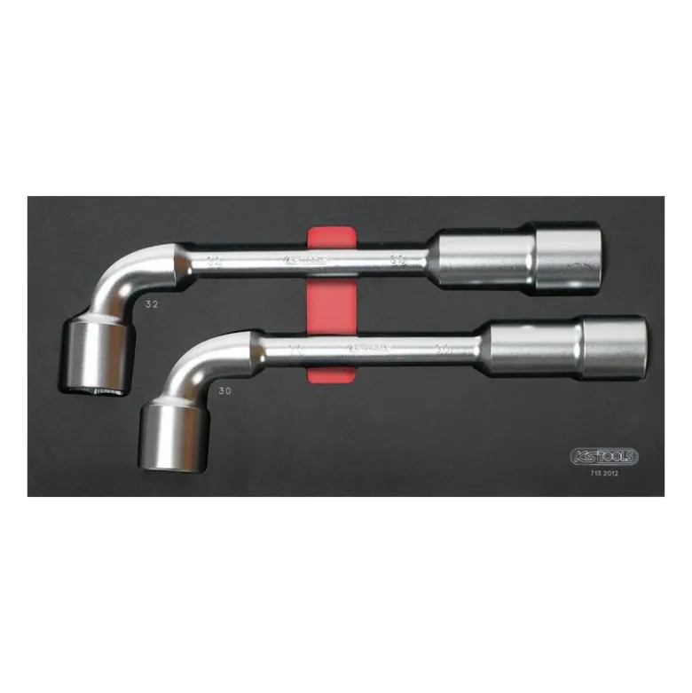 Module de clés à pipe débouchées 6 pans, 2 pièces - KSTools | 713.2012