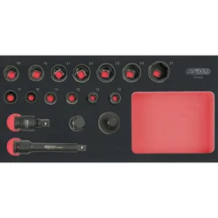 Module de douilles à chocs 1/2", 17 pièces - KS Tools | 713.1031