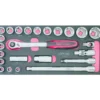 Module de douilles et accessoires ULTIMATE 1/2" en pouces, 24 pièces - KS Tools | 713.1025