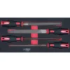 Module de limes demi-douces, 4 pièces - KS Tools | 713.3004