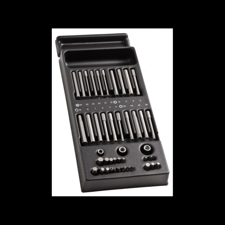 Module d'outillage 41 Embout et 3 Douille porte Embout Facom | MOD.E41