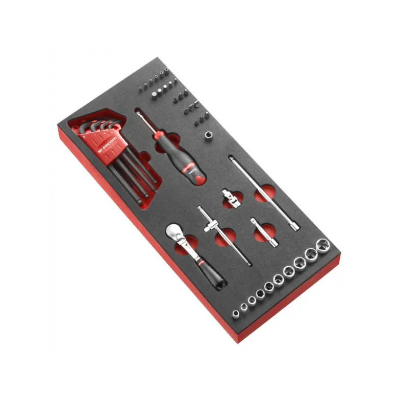 Module d'outillage mousse cliquet Douille 1/4" Facom | MODM.RL161-36