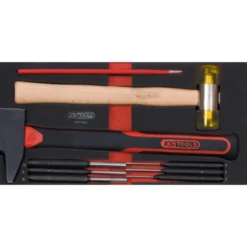 Module d'outils de frappe manche fibre, 9 pièces - KS Tools | 713.1102