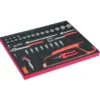 Module Fit&Go 3/3 marquage laser, douilles 1/2", douilles à choc 1/2" & outils de coupe - 56 Pcs - Bahco | FF1A208LM