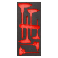 Module mousse de 6 clés en P - 6 pans - OGV® GRIP - FACOM | MODM.84HGRP