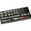 MODULE MOUSSE 1/3 DE 27 OUTILS 1/2'' 6 PANS - PUSH - EN MM - SAM | 75-SH27MM
