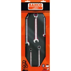 Module mousse Fit&Go 1/3, clés à cliquet 1RM - 5 Pcs emballage individuel - Bahco | FF1E3010EH