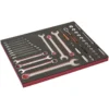 Module mousse Fit&Go 3/3, douilles 1/4" & 1/2", clés & pinces - 50 Pcs - Bahco | FF1A164