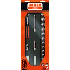 Module mousse Fit&Go 1/3, douilles 3/8" - 18 Pcs emballage individuel - Bahco | FF1E2106EH