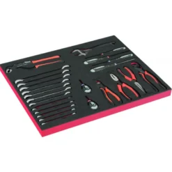 Module mousse Fit&Go 3/3 marquage laser, tournevis ERGO™, clés & pinces - 24 Pcs - Bahco | FF1A210LM