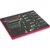 Module mousse Fit&Go 3/3 marquage laser, tournevis ERGO™ & clés mixtes - 31 Pcs - Bahco | FF1A215LM