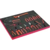 Module mousse Fit&Go 3/3 marquage laser, clés à pipe, outils de coupe - 14 Pcs - Bahco | FF1A200LM